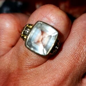 Lagos White Topaz  Ring Size 7